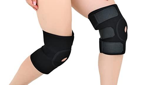 QTM Magnetic Knee Support with Open Patella Knee Support for Men and Women Knee Support 1 PAIR