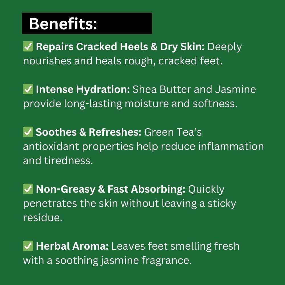 Khadi Pure Khadi Pure Fairness Cream & Jasmine Green Tea Foot Crack Cream, 50 g (Pack of 2)