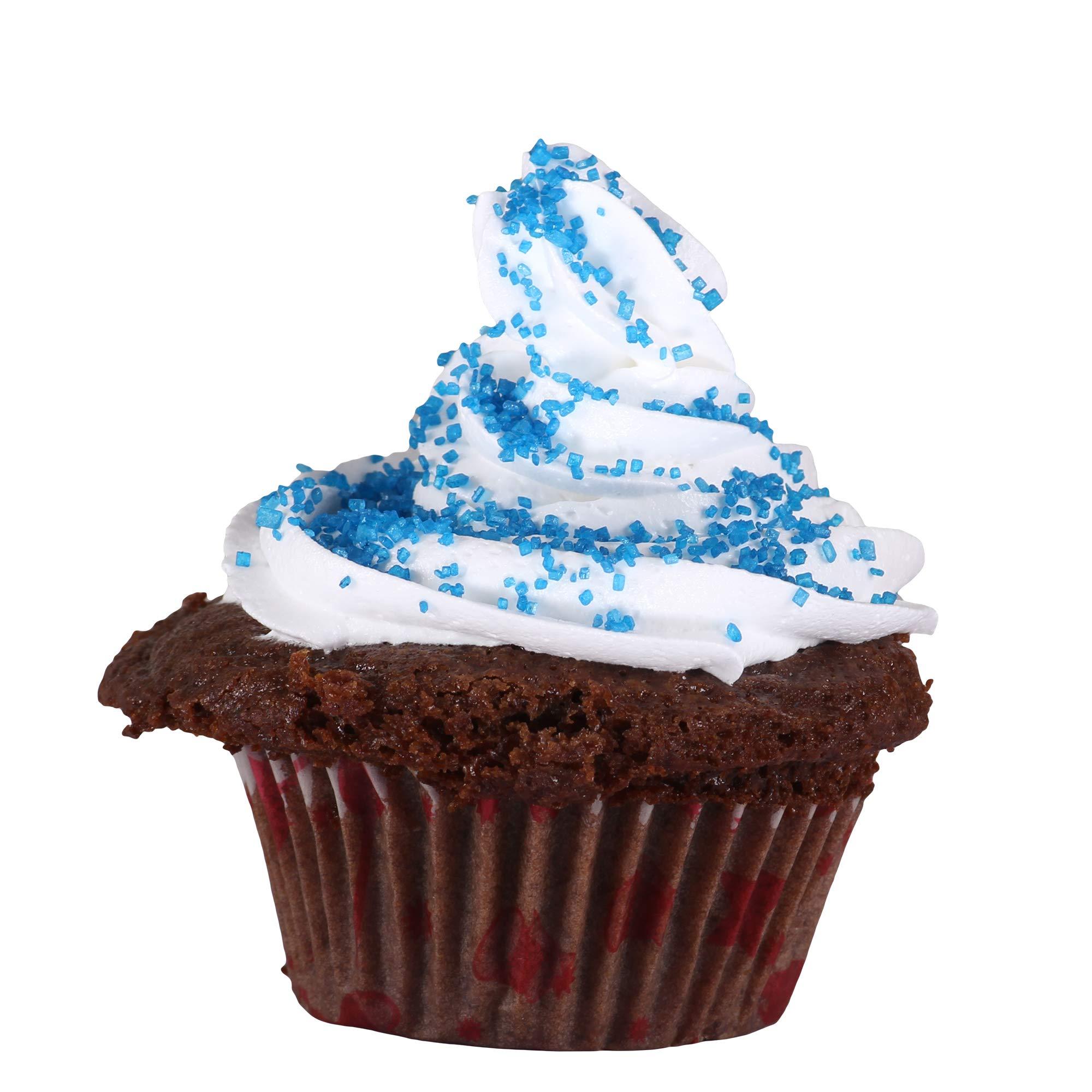 Honey Sweets Honey Sweets Sparkling Sugar for Cakes, Cupcakes & Donuts Decoration (Dark Blue, 500 Grams)
