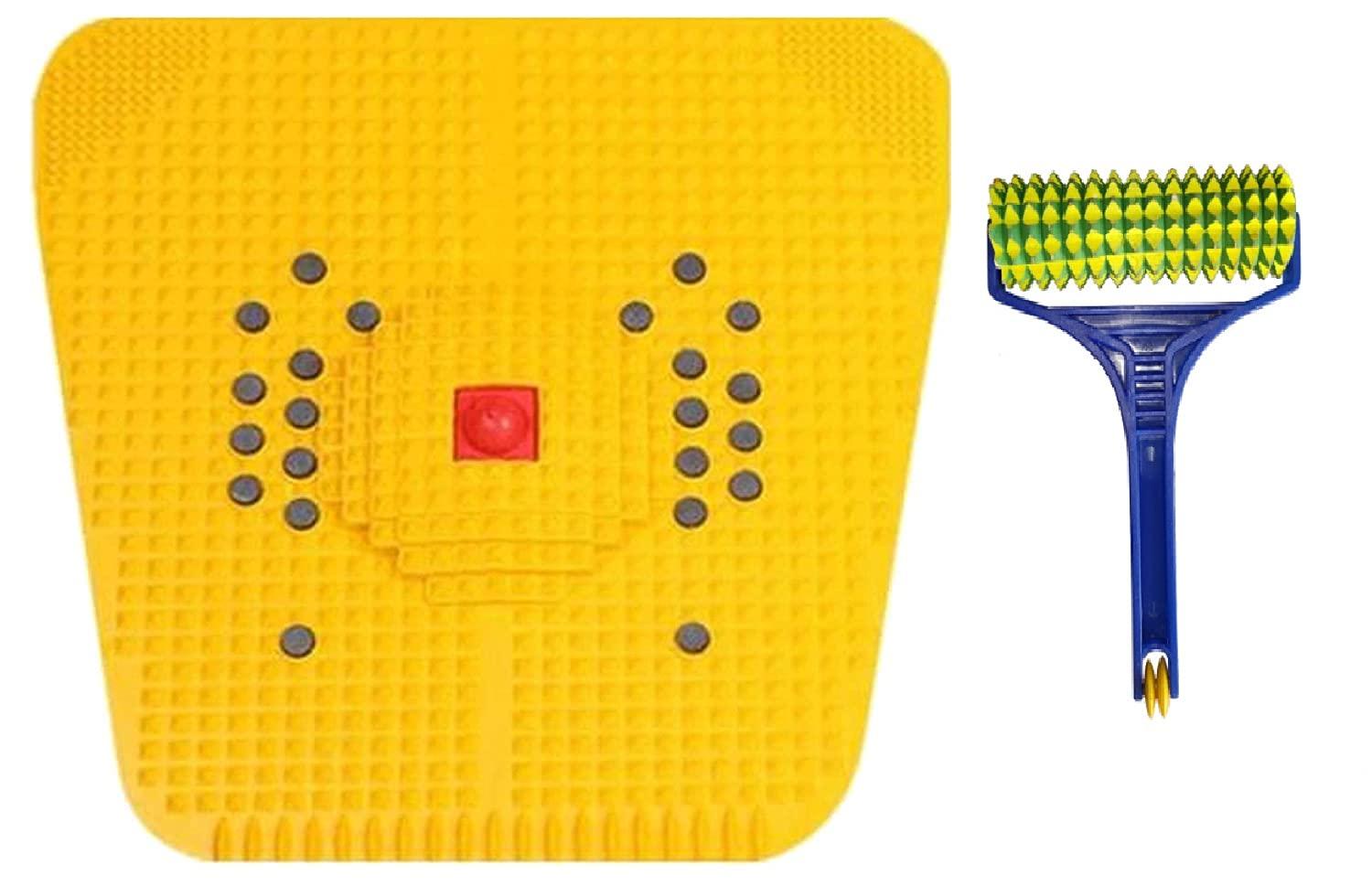 Mify Mify Acupressure Mat Pain Relief Home Gym Fitness Kit Foot Mat Acupuncture Massager Black With Magnets For Stress