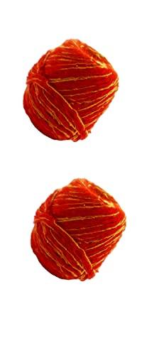 Generic Kalava Kalawa Pure Cotton Moli Kalawa Dhaga Pooja Dhaga Mauli Dhaga Raksha Sutra Sacred Thread Red and Yellow, Set of 2 || L02
