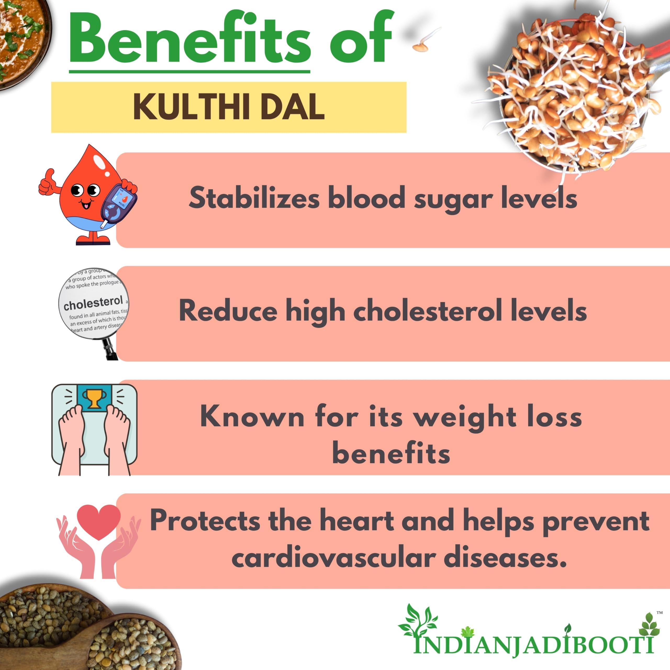 IndianJadiBooti IndianJadiBooti Kulthi Dal Macrotyloma Uniflorum Horse Gram | Kulthi Dal | Vulavalu | Hurali Kalu | Kollu | Gehat ki dal | 100 Grams Pack