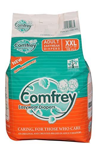Comfrey Comfrey Adult Pull Ups, XXL Size, 10 Pcs, Waist Size 41"-60" (105-153cm) (Pack of 1)