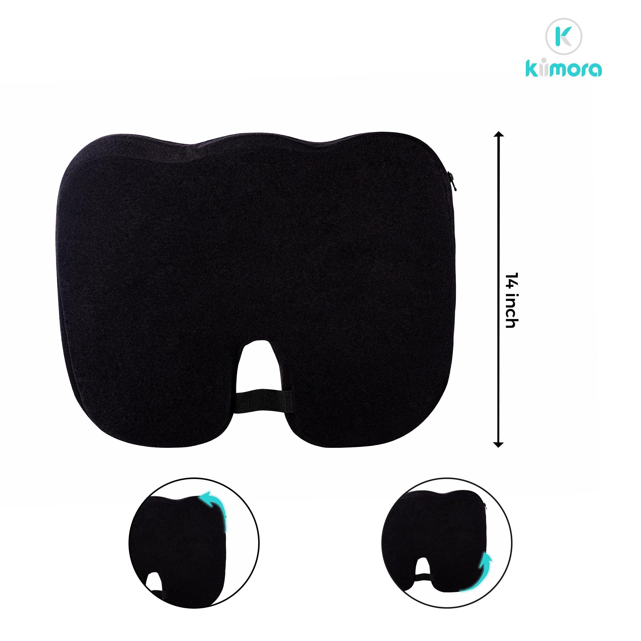 Kiimora Kiimora Coccyx Seat Cushion for Tailbone and Lower Back Pain Relief Polyurethane Foam Comfort Support Pad