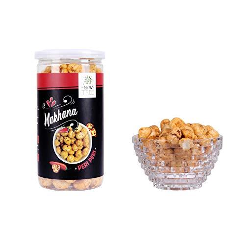 New Tree New Tree Healthy Snacks Combo || Jumbo Makhana Salt & Pepper 85gm || Jumbo Makhana Peri Peri 85gm || Combo Pack of 2 || Combined Weight: 170gm || Gluten Free Snacks
