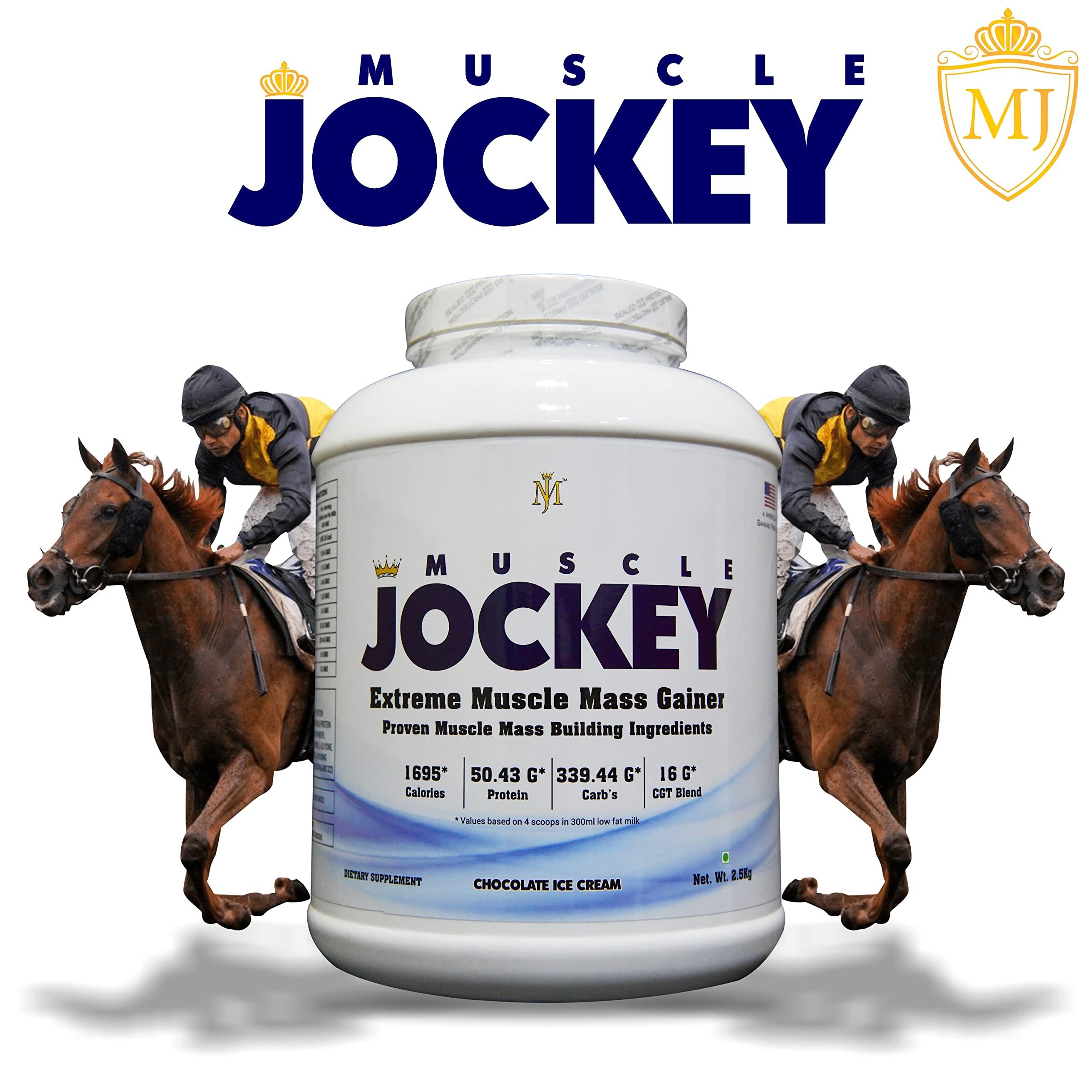 MJ Nutrition MJ Nutrition Muscle Jockey, Chocolate Ice Cream Flavor, for Mass Gainer (1 KG/2.2 lbs, 10 Servings)