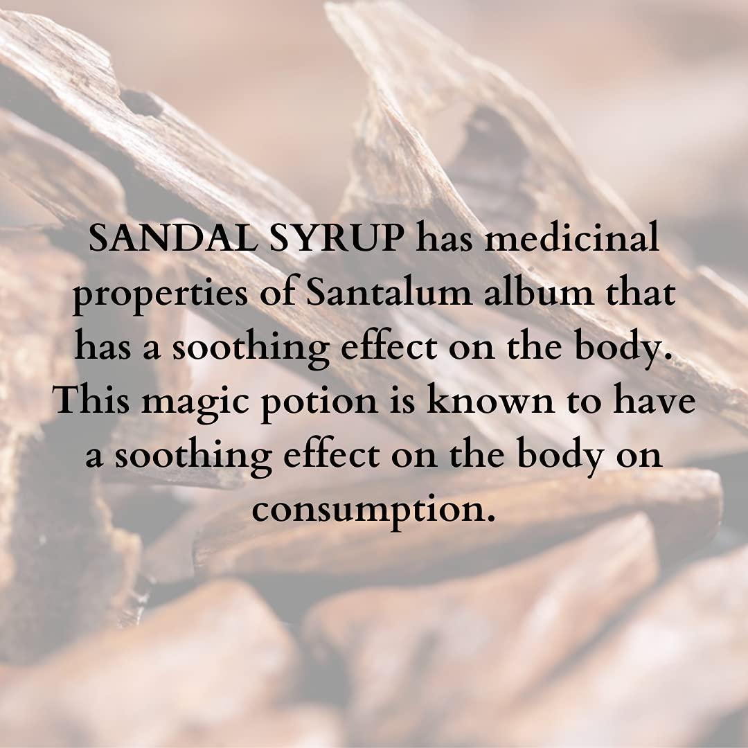 Sugandhim Sugandhim Sandal (Chandan) Syrup Sharbat, 750ml, 100% Natural Flavoured, instant cool, Colourless, refreshing summer quencher liquid,faluda Mixer,Mocktail Cocktail milkshake smoothies,ready to Drink Juice,gluten free