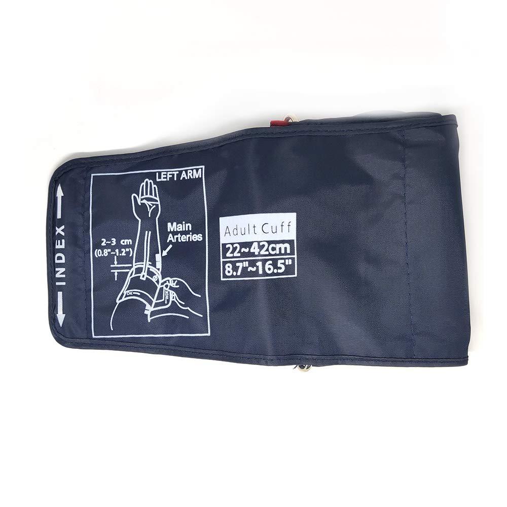 Sahyog Wellness Sahyog Wellness Single Tube Extra Long XXL Size Blood Pressure Monitor Machine Cuff (22-42 cm) - Compatible with All Brands (Dark Blue)