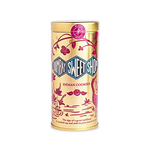 BOMBAY SWEET SHOP Bombay Sweet Shop Indian Gluten-free Cookies | Nankhatai | Tea-time Snack | 100% Vegetarian & No Preservatives (150gm, Pack of 4)