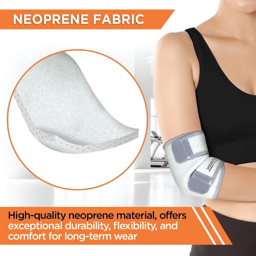 Vissco Vissco Neoprene Elbow Support With Velcro Strap - Xxl