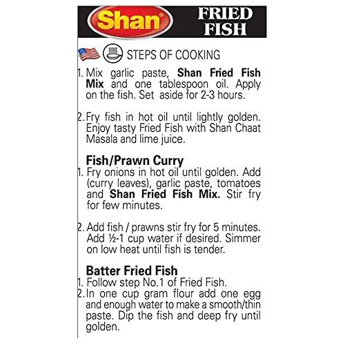 Shan Shan Fried Fish Masala, 1.76 oz  50 g, 6 Pack