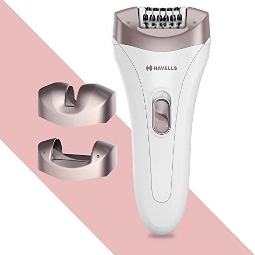 Havells Havells FD5051 Epilator, Hair Removal for Women, Wet & Dry, Cordless, Rechargeable (White)