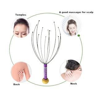 SSM Mart SSM Mart Head Scalp Massager | Machine Head Massager Scalp Scratcher 12 Fingers Head Scratcher For Head Massage Body Relaxing | Hair Massage for Pain Relief. (2)
