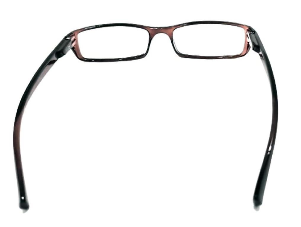 I-CARE OPTICALS I-CARE OPTICALS Power Reading Glasses Premium Unisex Near Vision Light Weight With Spring Small Size Available in 7 Colours +1.00 to +3.00 (+2.50, Brown)