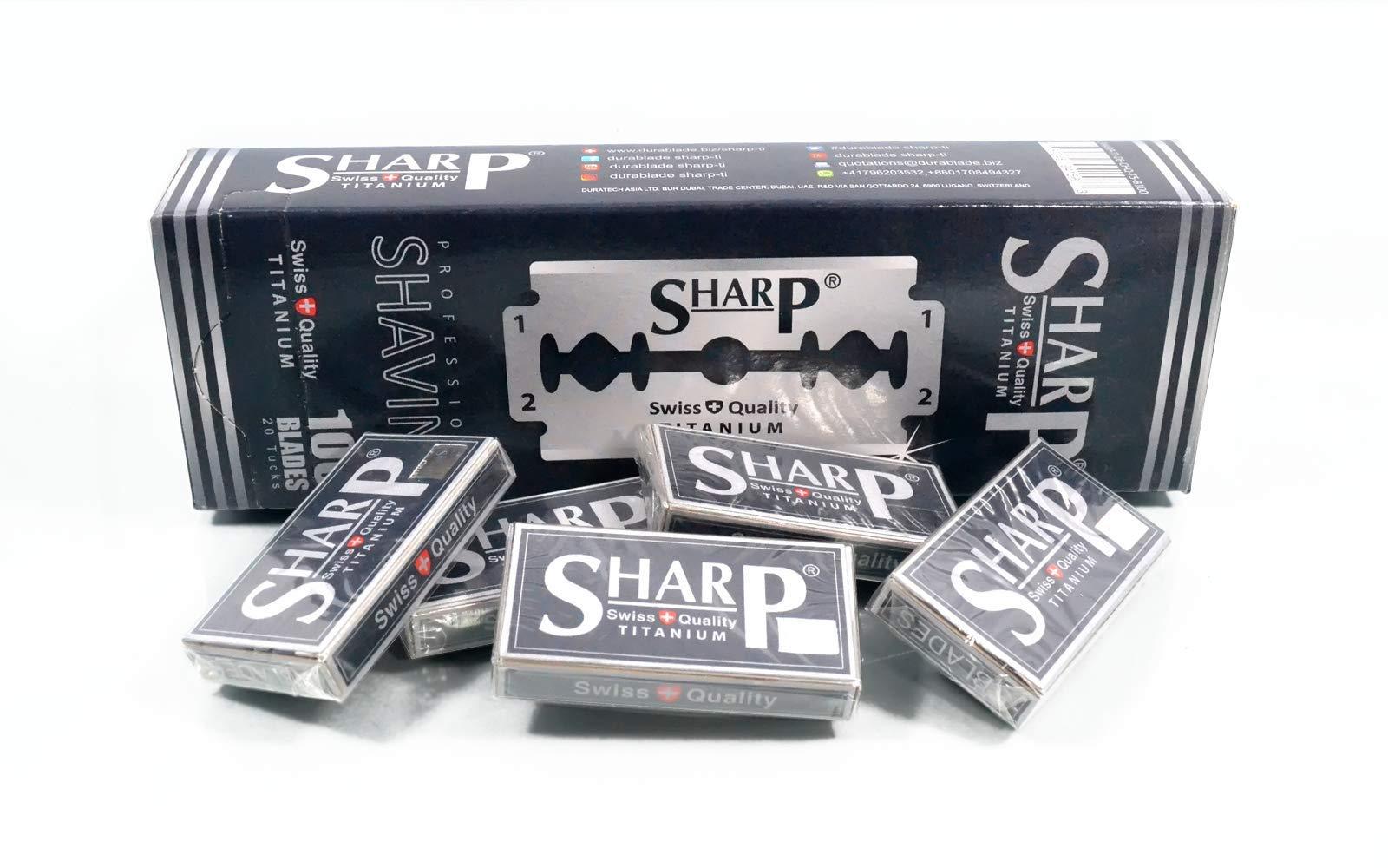 Durablade 100 Sharp Titanium Double Edge Razor Blades