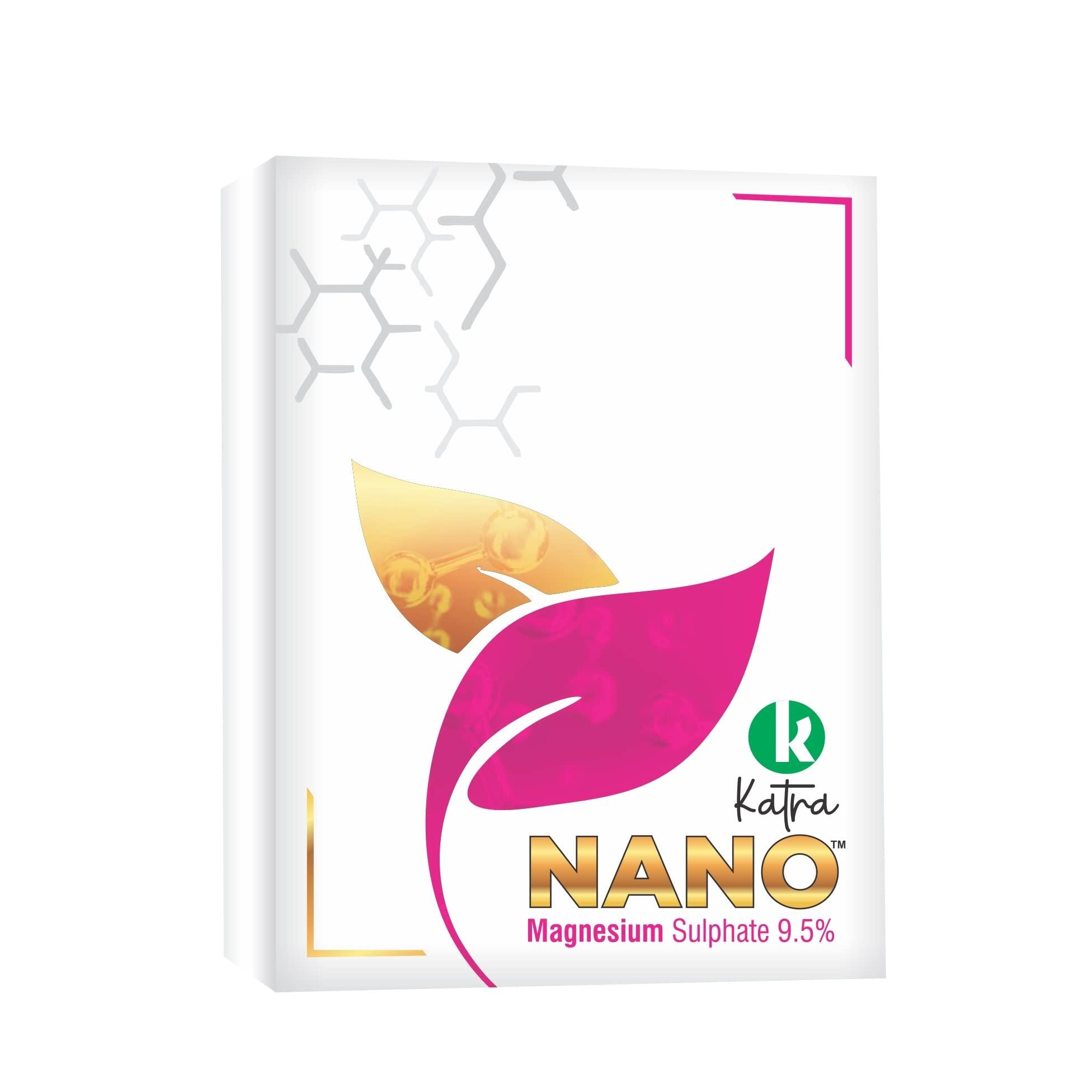 Katra Katra Nano Magnesium Sulphate 9.5% Low Dosage(200Gm/Acre) Nano Technology Based Fertilizer for Plants