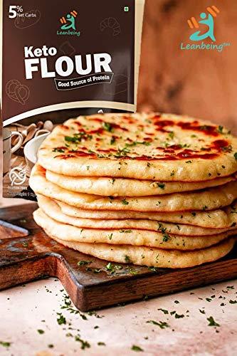 LEANBEING Leanbeing Keto Flour (1Kg) | Best Low Carb Flour | 1Gm Net Carb Per Chapati | Gluten Free | No Additives | Low Gi Non GMO