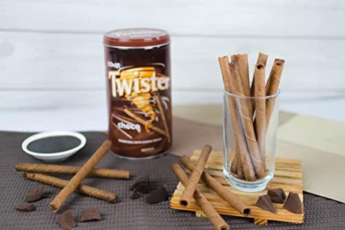 Delfi Delfi Twister Choco Wafer Rolls- (Net Quantity 320g)