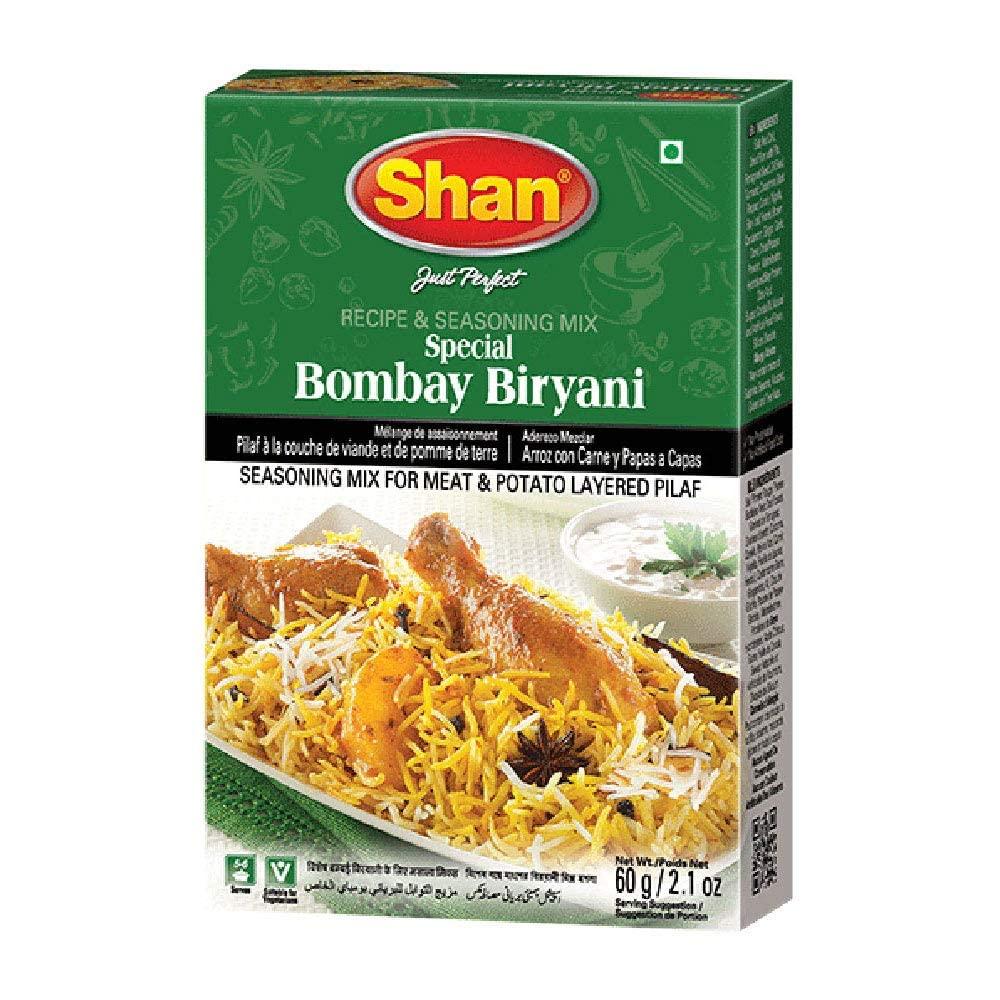 Shan Shan Special Bombay Biryani Masala, 2.12 Oz 60 G, 3 Pack - Powder