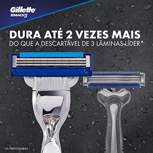 Gillette Gillette Flexball Pro Glide Gift Pack and Flexball Razor with 4 Flexball Cartridge & Gillette Mach 3 Turbo Manual Shaving Razor Blades - 4s Pack (Cartridge)