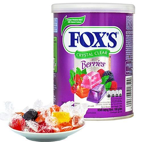 jai jinendra Fox Crystal Clear Mints Candy + Crystal Clear Fruits Fruits 90 gm (Pack of 2)