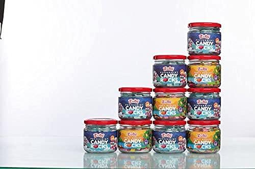 Zubi Candy Zubi Candy Peppermint Candy Rocks, 200gm, 6 Jars Per Box