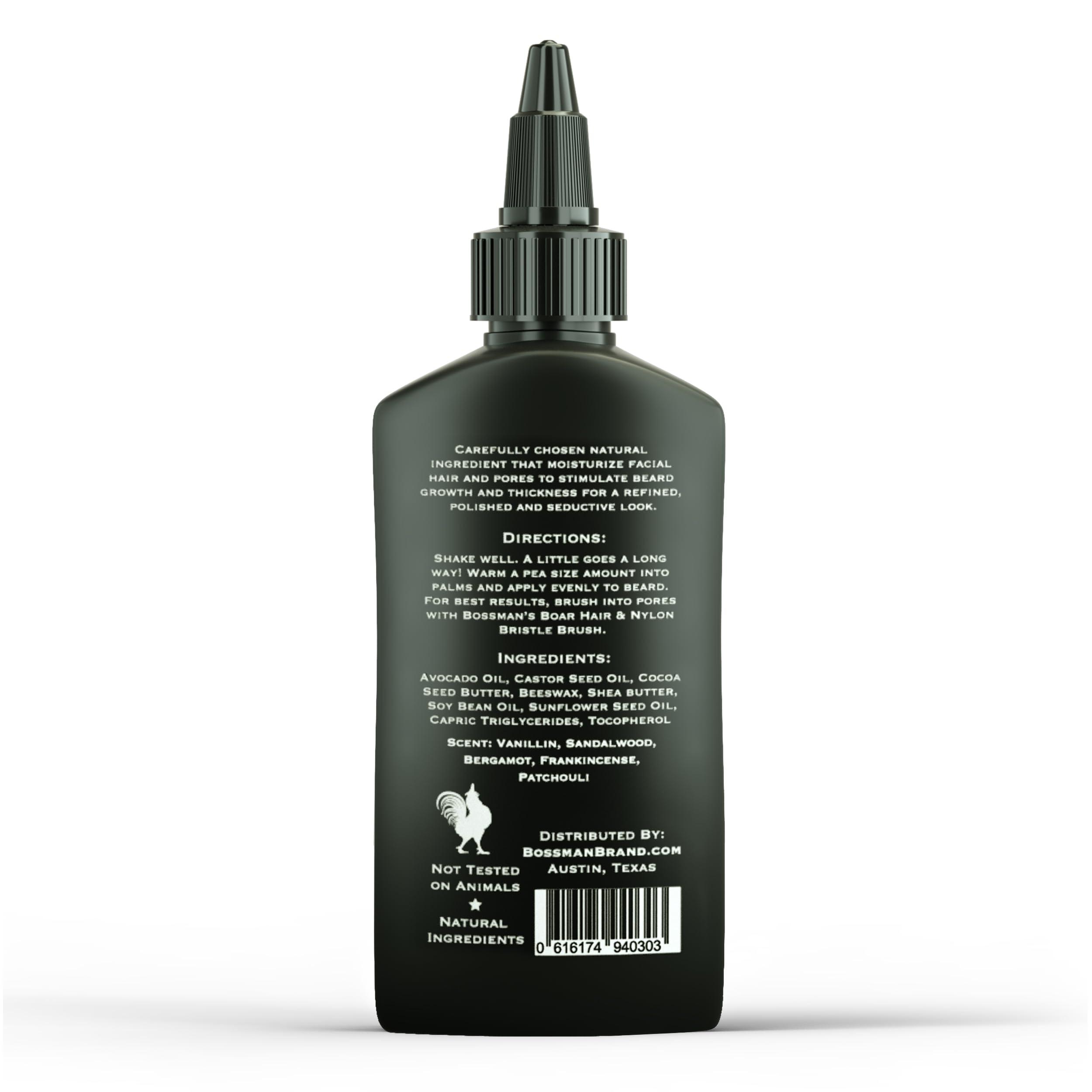 Bossman Magic : Bossman JELLY Beard Oil - World\'s First Jelly Beard Oil, Bonds to Beard Hair Better than Conventional Oils, 3-in-1 Moisturizing, Taming and Strengthening 4oz (Magic Scent)