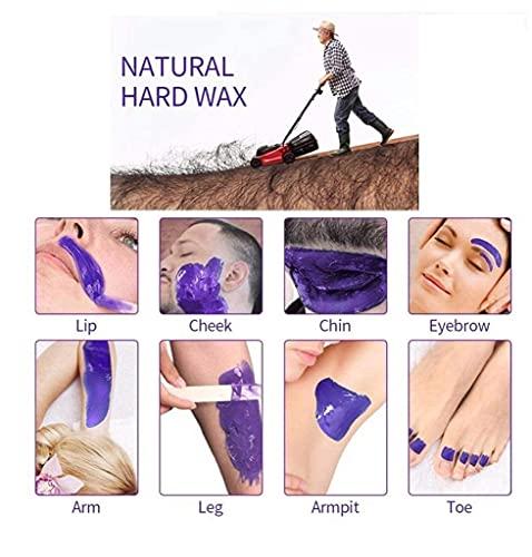 EQUVIA EQUVIA Wax Beans Hard Beans Stripless Wax Hard Wax Beans for Painless Hair Removal, Brazilian Waxing for Face, Eyebrow, Back, Chest, Bikini Areas, Legs At Home | Used Full Body | (1 kg)