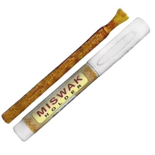 Generic RBLISS CG Miswak Stick With Holder/Complete Natural Teeth Whitening Toothbrush Kit - (Pack Of 5)