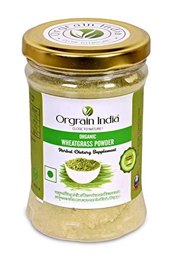 Orgrain India Orgrain India Organic Wheatgrass Powder 150g (Pack of 2 * 75g) | Company-Owned Farmlands