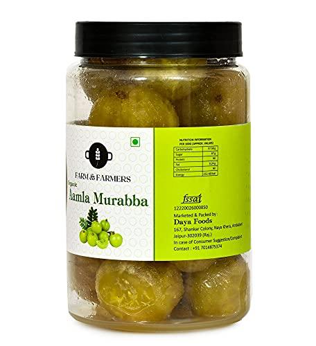 FARM AND FARMERS Farm and Farmers Homemade Amla Murabba, 450 gm