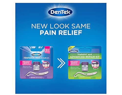 DenTek 2-Pack: Dentek Temparin Max Lost Filling And Loose Cap Repair Kit | One Step Formula | 5+ Repairs | 0.04 Ounces | 2-Pack