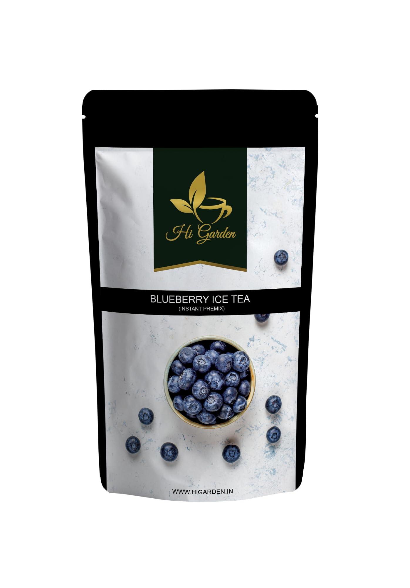Hi garden Hi garden Blueberry Ice Tea Instant Premix Ice Tea Powder, Ready to Drink Iced Tea, Summer Drink (300 grams)