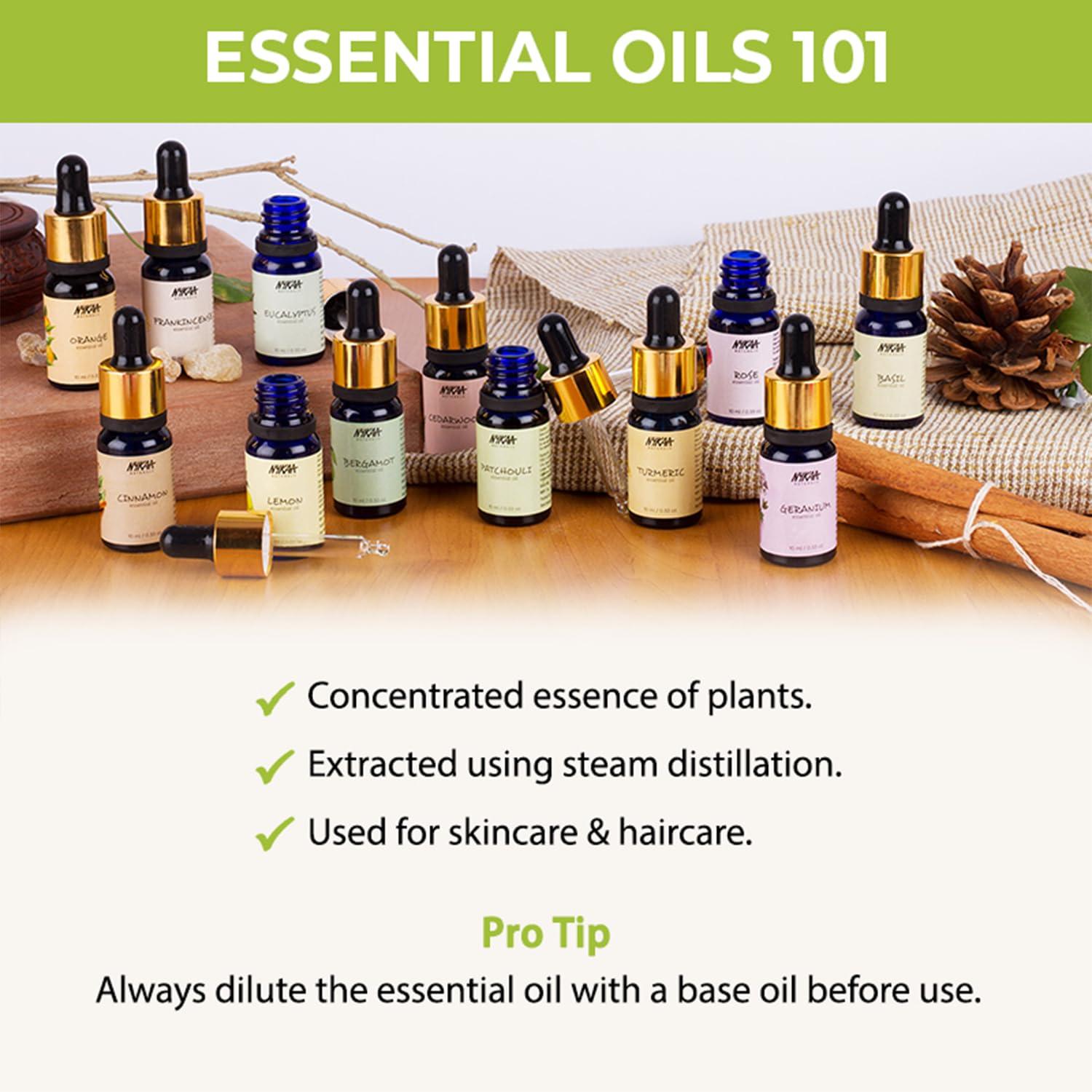 Nykaa Naturals Nykaa Naturals Lemongrass Essential Oil, 10ml| Cold Pressed Essential Oil| Ideal for Skincare & Haircare| Minimises Pores & Hair Fall Protection