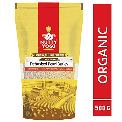 NUTTY YOGI Nutty Yogi Organic Pearl Barley | wholegrain Nutrition | - 400gm (Pack of 1)