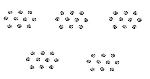 SUJOK Sujok Therapy Cluster Magnet 5 Star Magnet 10 Pcs (Packet 5)