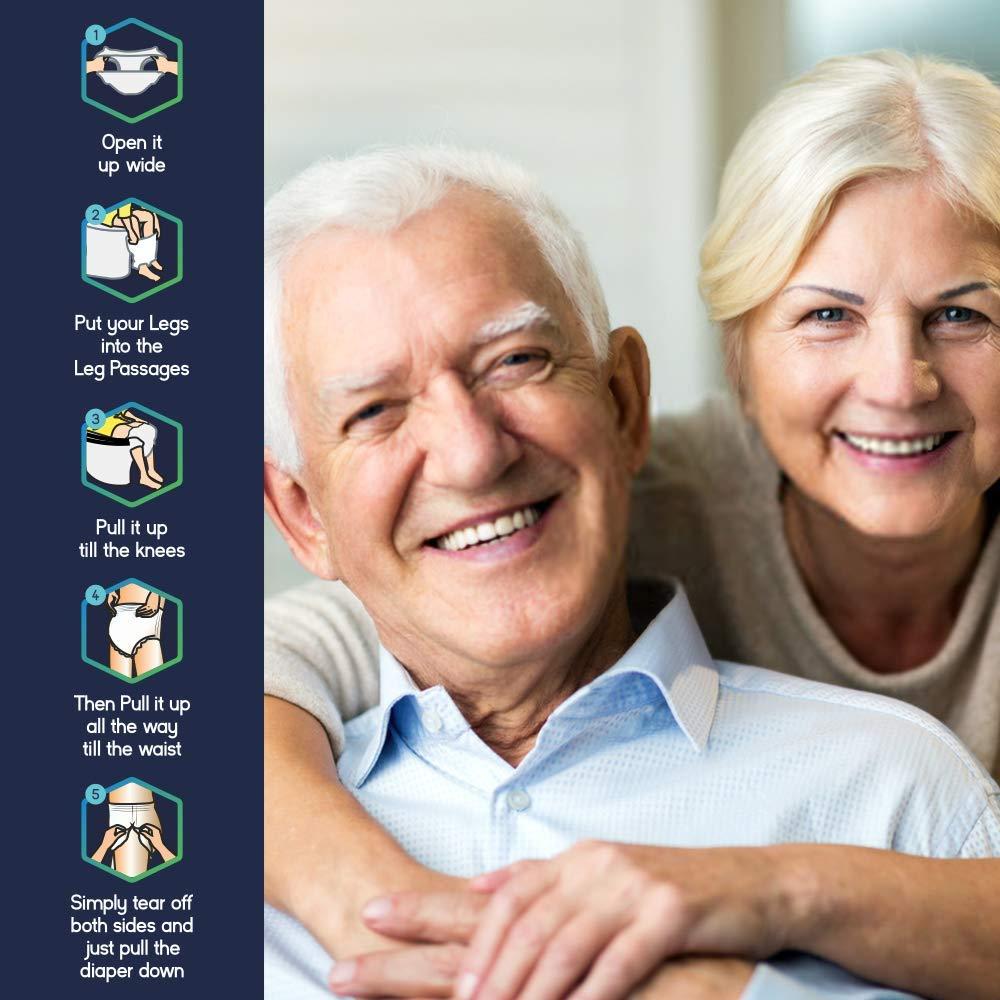 Honor Honor Adult Diaper Pants, Medium - 20 Count (65-85 cms | 24-33 inches)