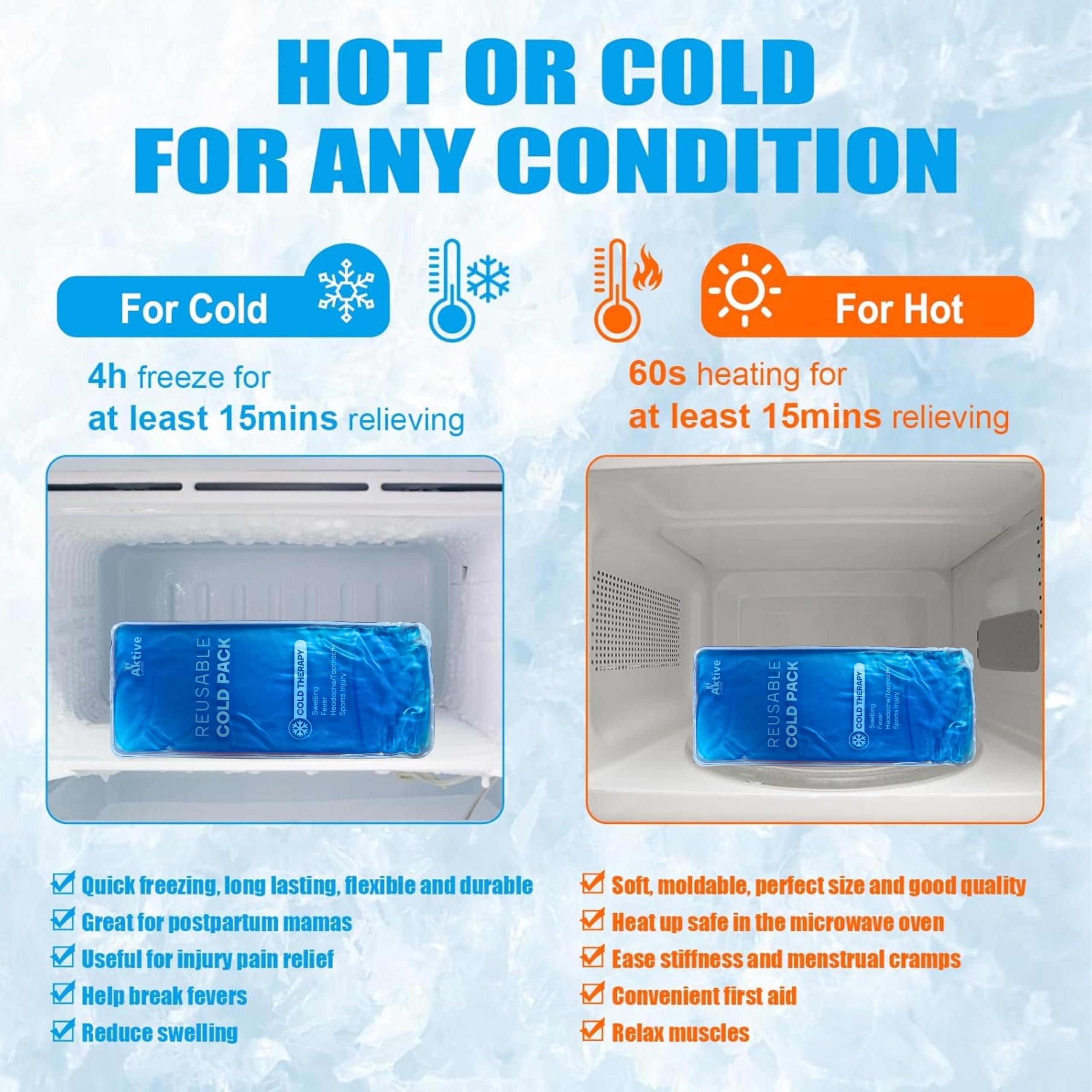 EZYFIT EZYFIT Reusable Hot & Cold Soft and Flexible Gel Pack for Pain Relieving