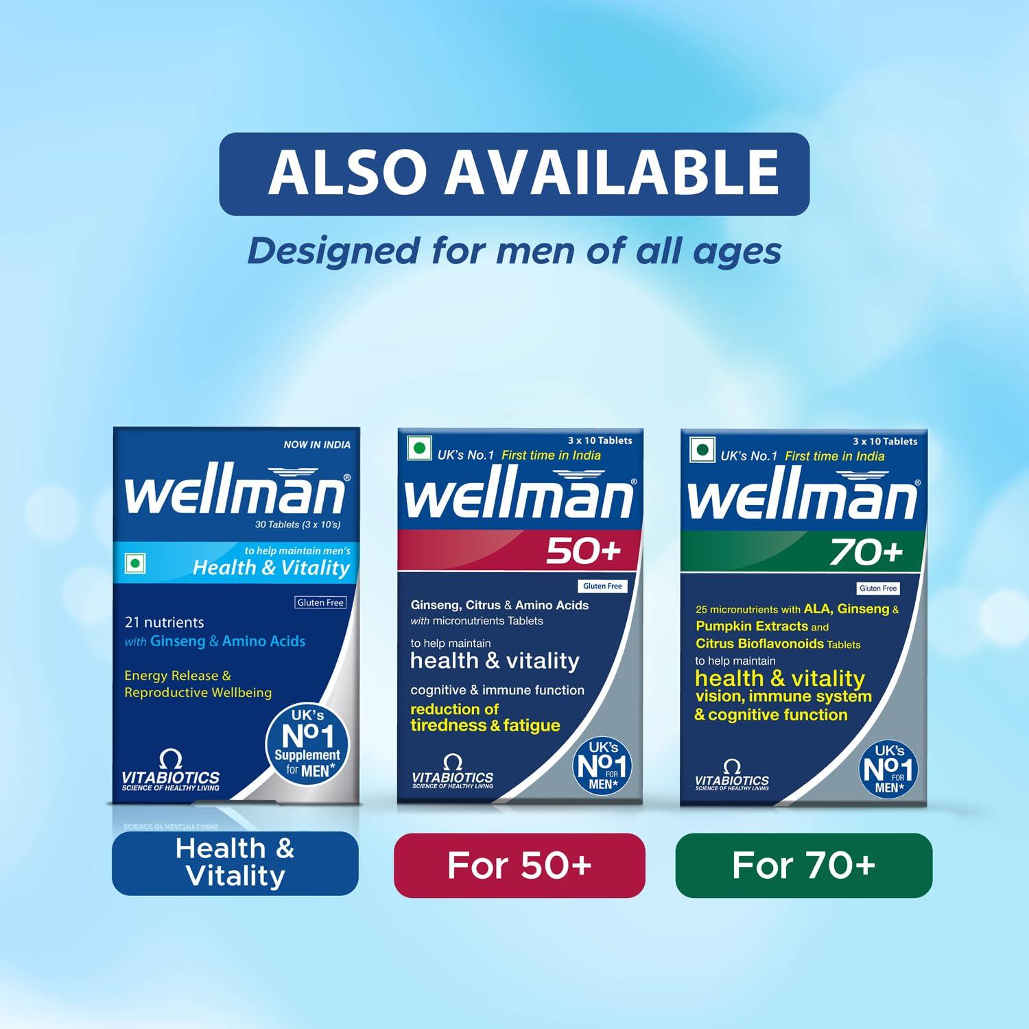 wellman wellman Hairfollic Hair Supplements For Men - Advanced Hair Nutrition With Tricological Amino-Lignan Complex | 27 Bionutrients For Healthy Hair, Beard, And Skin (Pack Of 3), Tablet