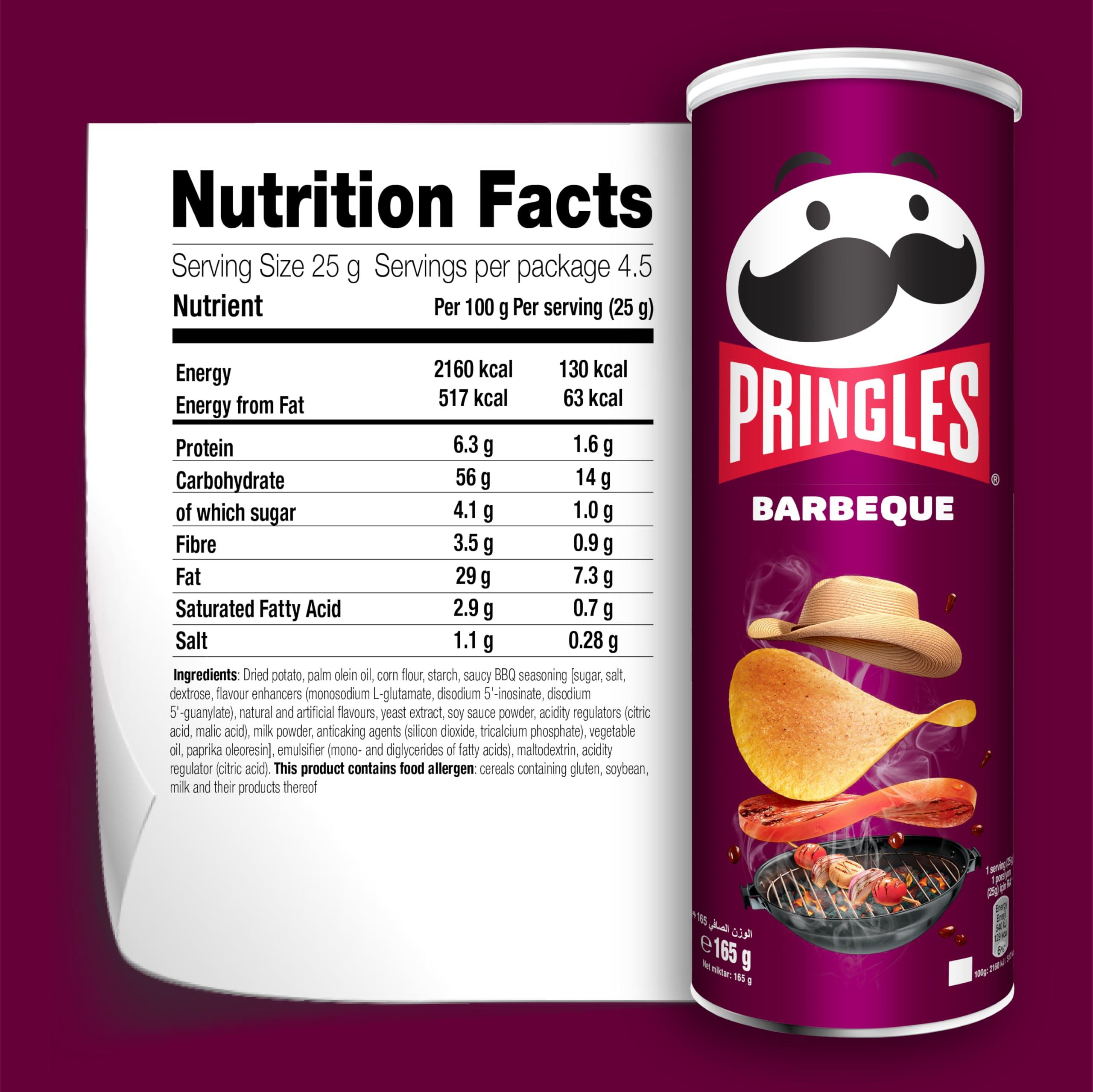 Pringles Pringles Barbeque Chips, 165 G - Barbecue