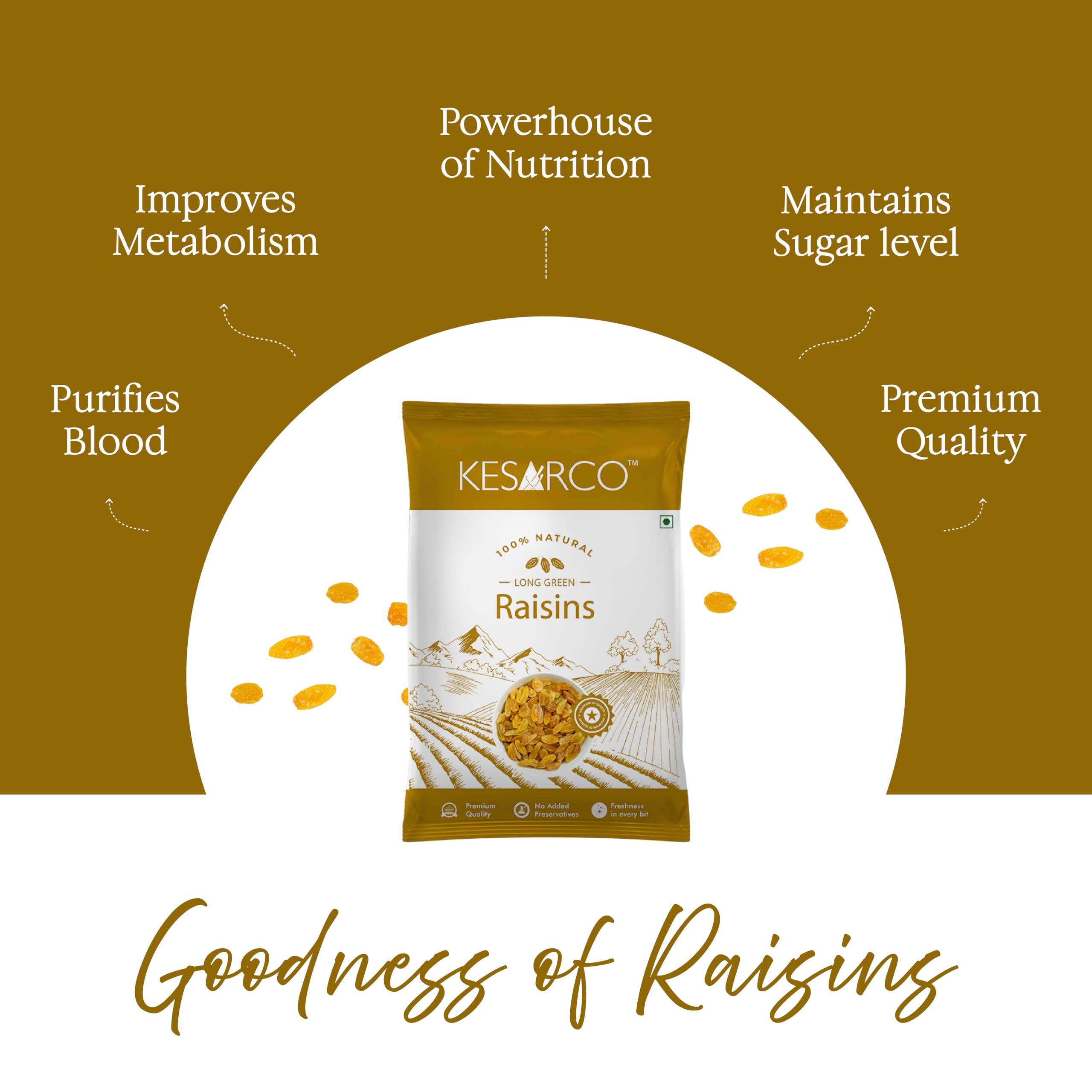 KESARCO KESARCO Dry Fruit value combo 450gm | Premium Dry fruits Packed With Innumerable Health Benefits | Pack of Almonds, Raisins and Cashews | 150gm x 3