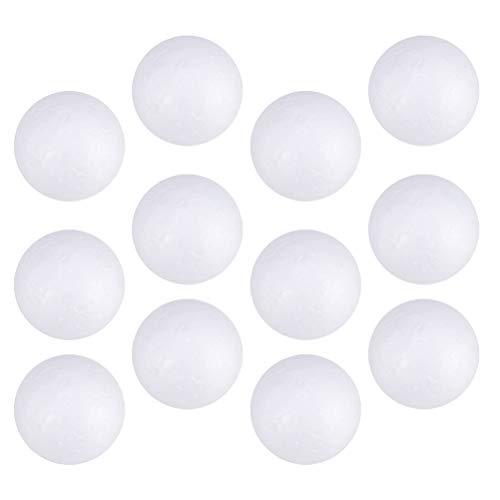 HEALLILY Funny DIY Easter Eggs Blank Bubble Round Balls Ornaments Painting Materials