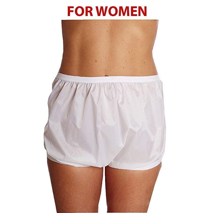 Wemyc Wemyc Adult Pull-On Pants Waterproof-Unisex-Soft,Noiseless I Swim Brief (M),Pack of 1