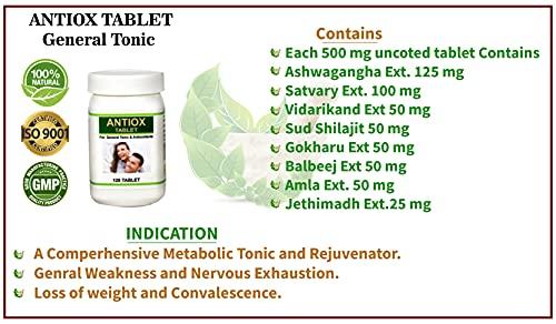 Sunshine Creation Sunshine ANTIOX TABLET (Anty-Oxidant & General Tonic - 120 Tablets (Ayurvedic Medicine For General Tonic)