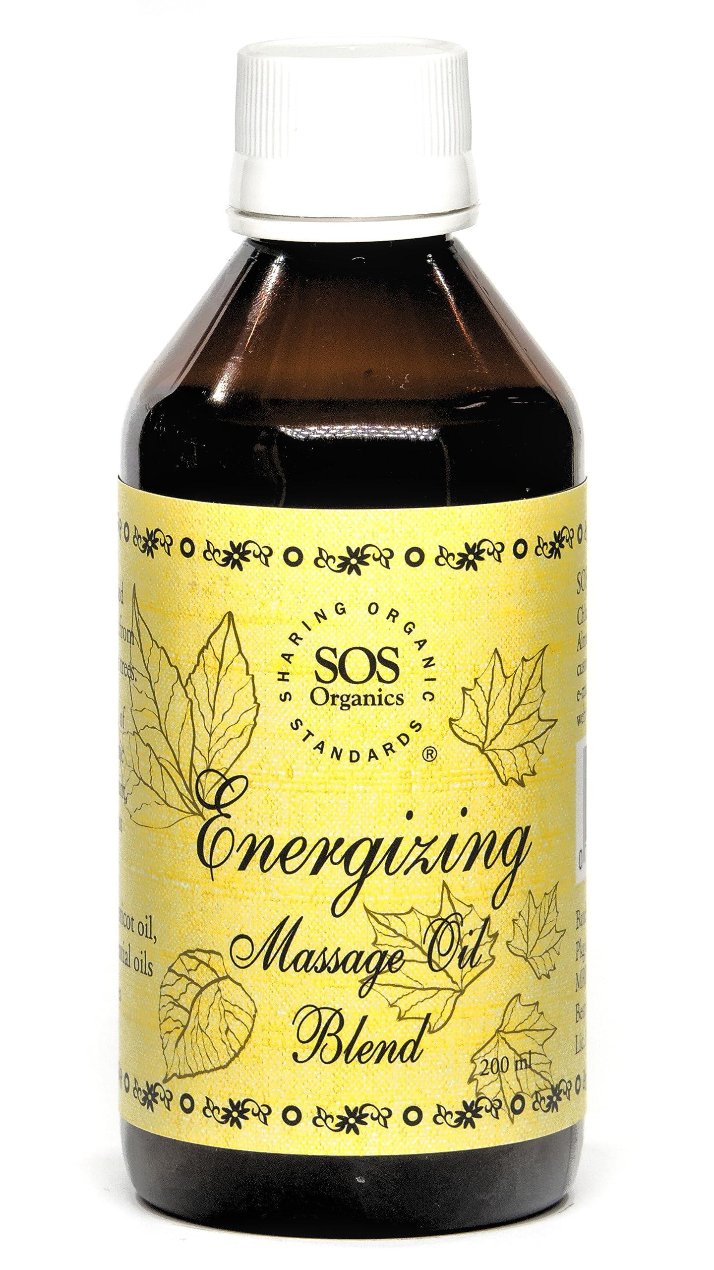 SOS ORGANICS SHARING ORGANIC STANDARDS SOS Organics - Energizing Massage Oil, 200 ml
