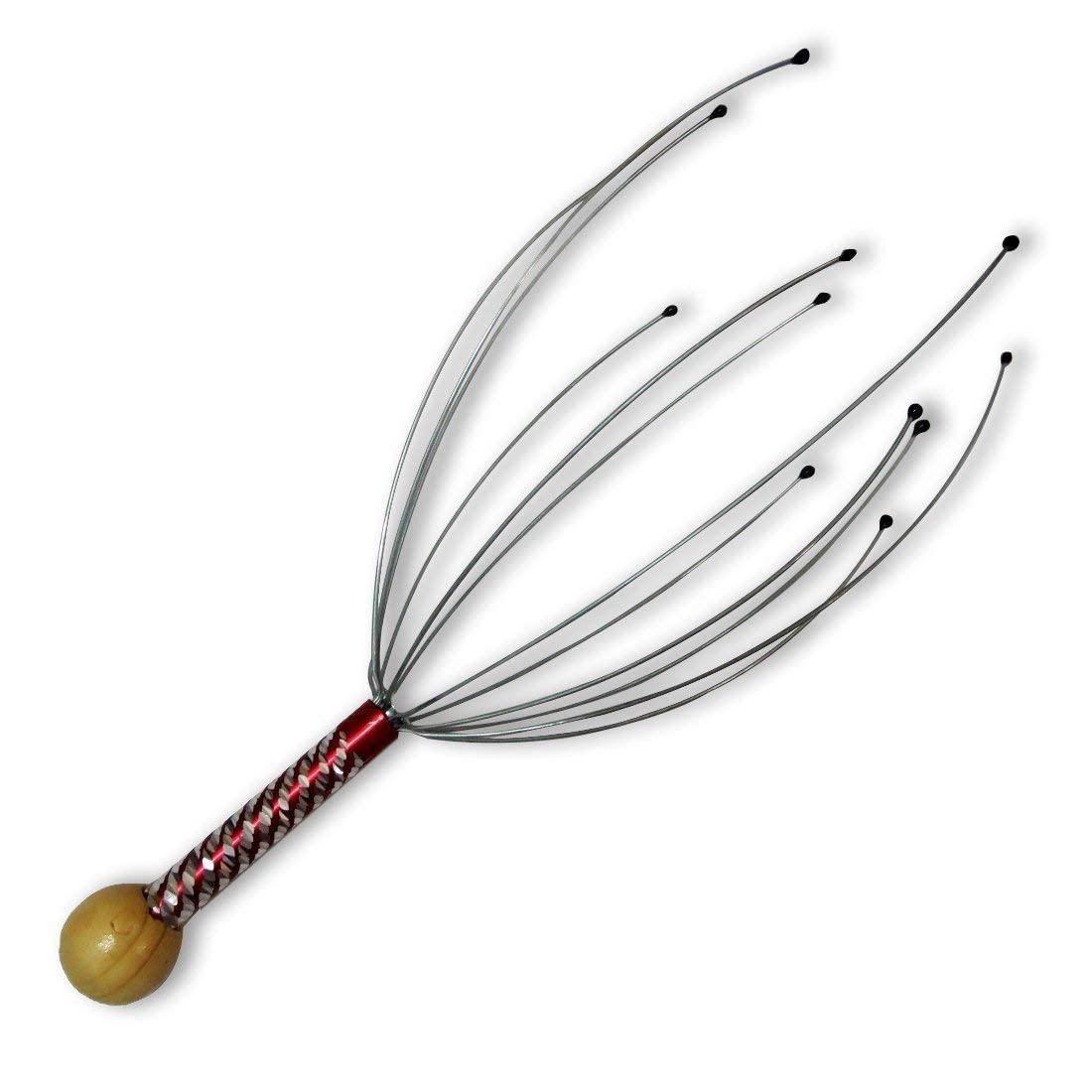 Magic Magic Scalp Massage Head Massager 12 Fingers Head Scratcher for Head Massage Body Relaxing Hair Massage Scalp Scratcher