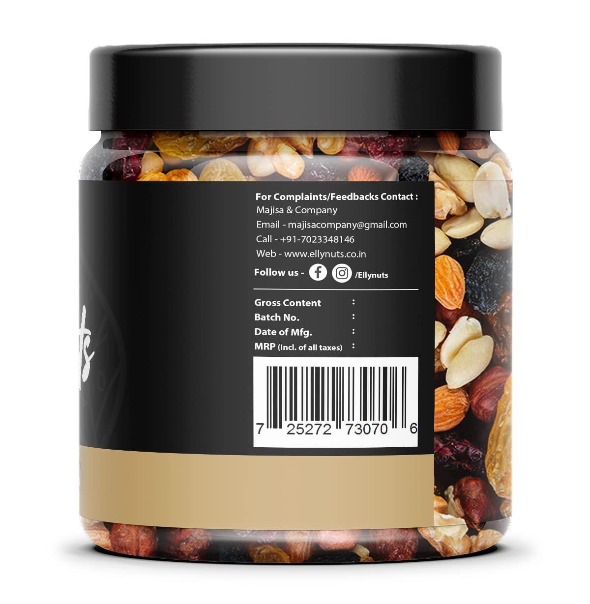 Elly Nuts Elly Nuts 100% Natural and Premium Healthy Mix Dry Fruits and Nuts | Healthy for Every Occasion Fresh and Healthy Dry Fruits (100 Gram) - Diwali Gift Pack
