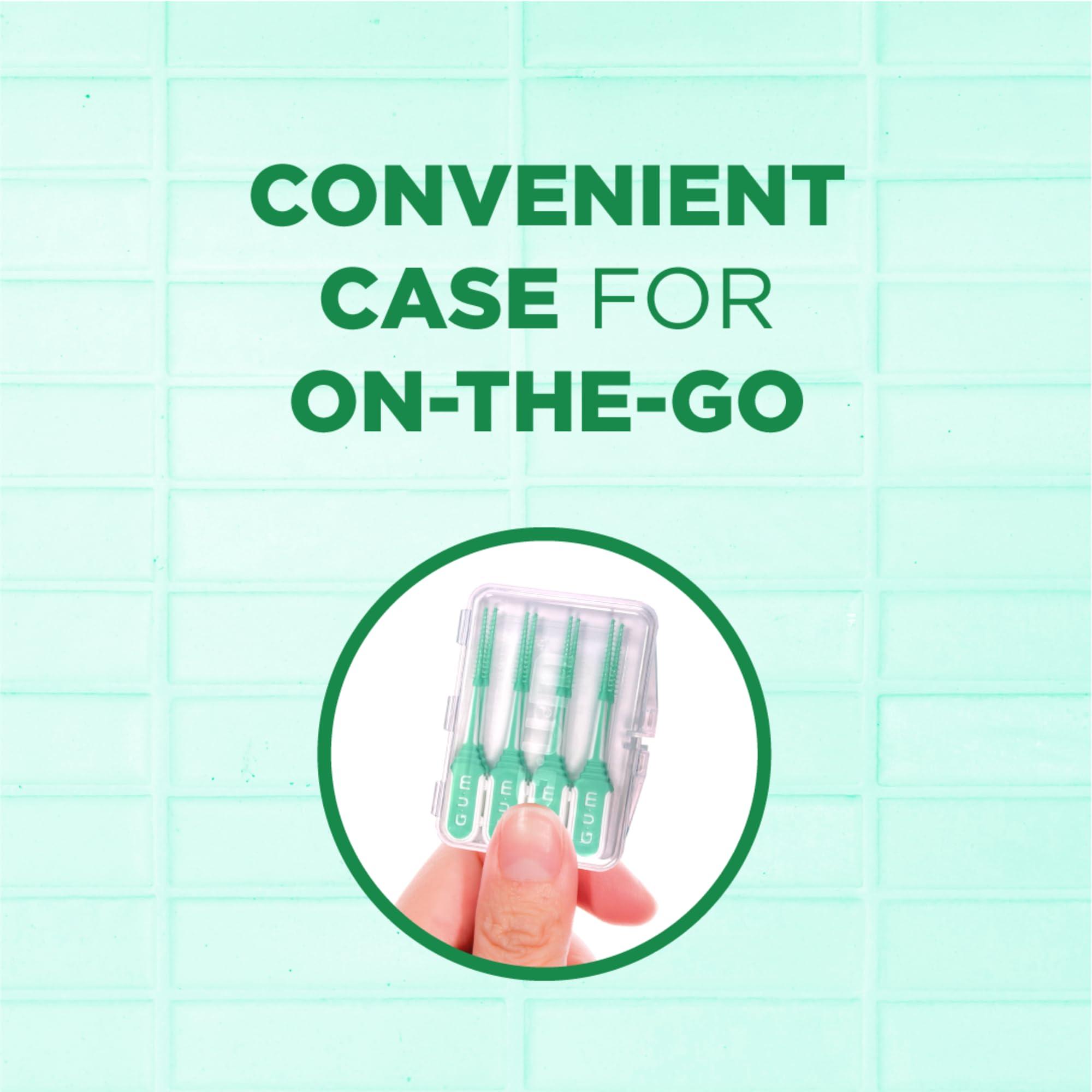Gum GUM Soft-Picks Comfort Flex Mint Dental Picks, New Invigorating Mint Flavor, 80 Count