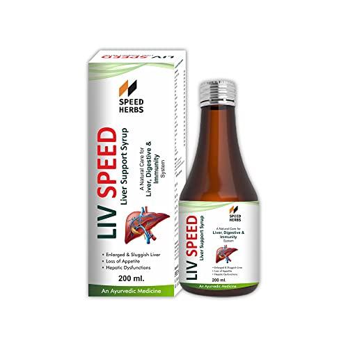 Speed Herbs Liv Speed Syrup by Speed Herbs | Liver Syrup Ayurvedic, Ayurvedic Liver Tonic, and Herbal Liver Syrup for Healthy Liver Support
