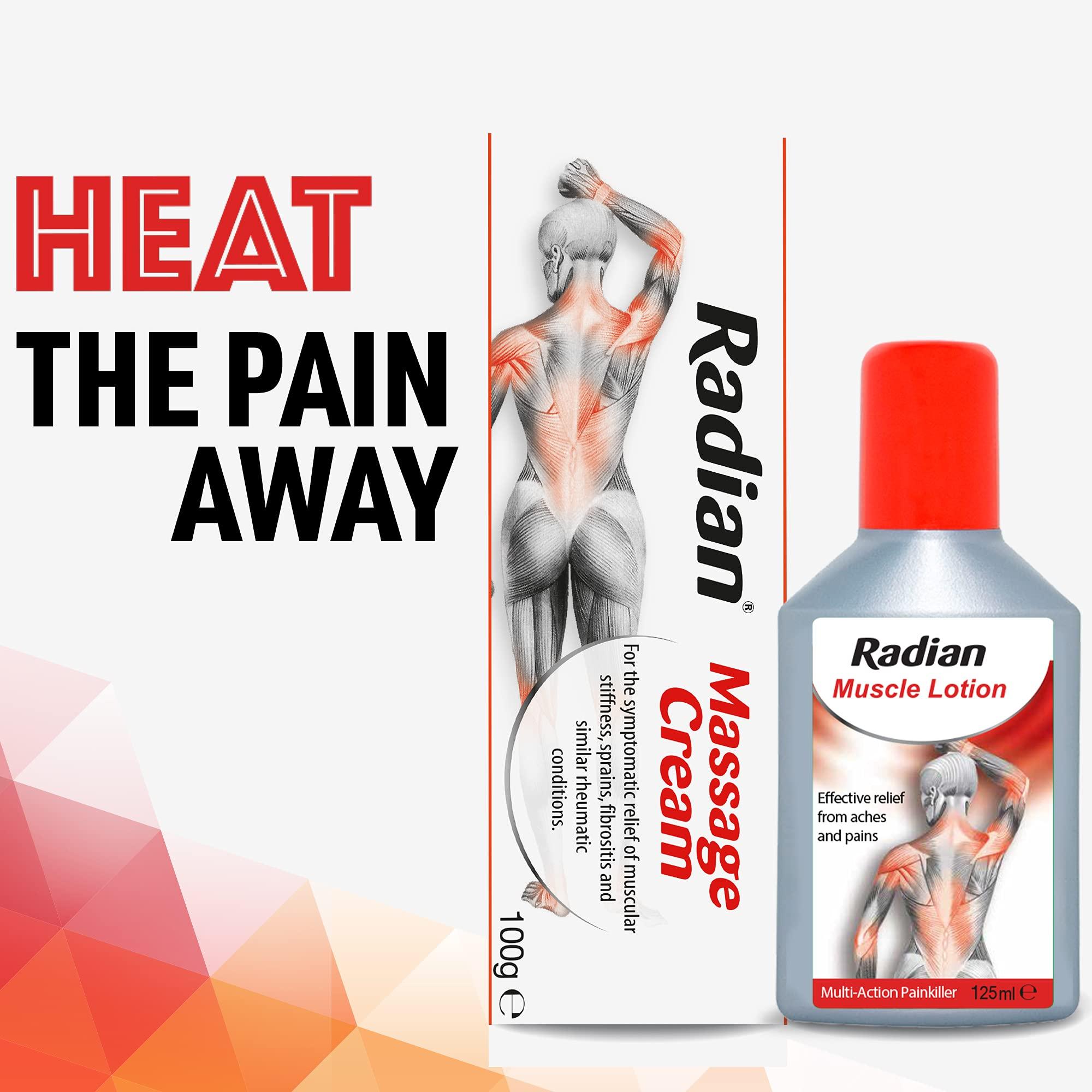 Radian Radian Massage Cream for Instant Relief - 100g